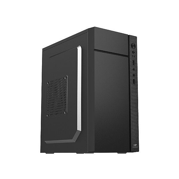 GABINETE C3TECH COM FONTE MT-34BK PRETO - OFFICE