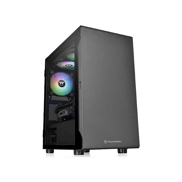 GABINETE THERMALTAKE VERSA S100 TG VIDRO TEMPERADO PRETO