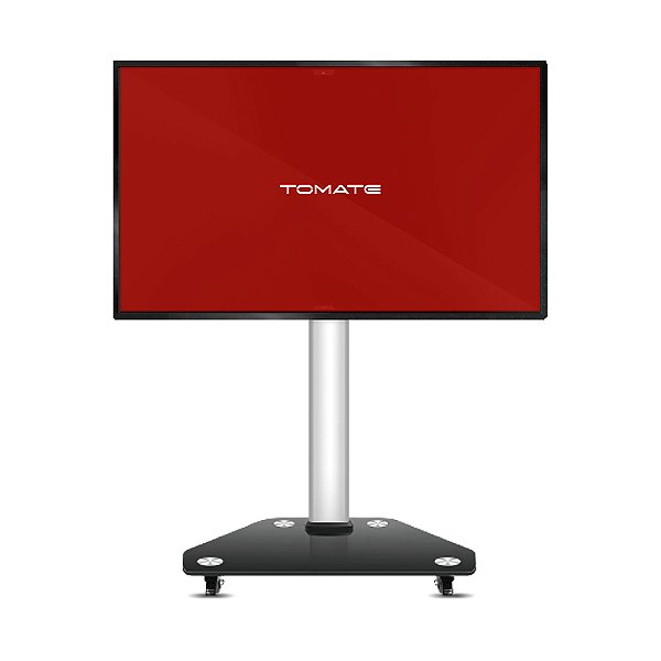 TV MONITOR 43" TELA SMART INTERATIVA TOUCH SCREEN COM BASE E RODIZIOS ANDROID TOMATE MTM-2105