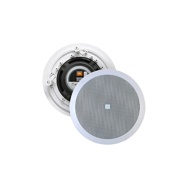 CAIXA DE SOM ARANDELA REDONDA JBL 6" POLEGADAS 25W 6CO2R COAXIAL PAR BRANCA