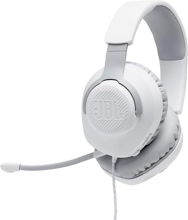 FONE DE OUVIDO  HEADSET JBL QUANTUM BRANCO 100 P2