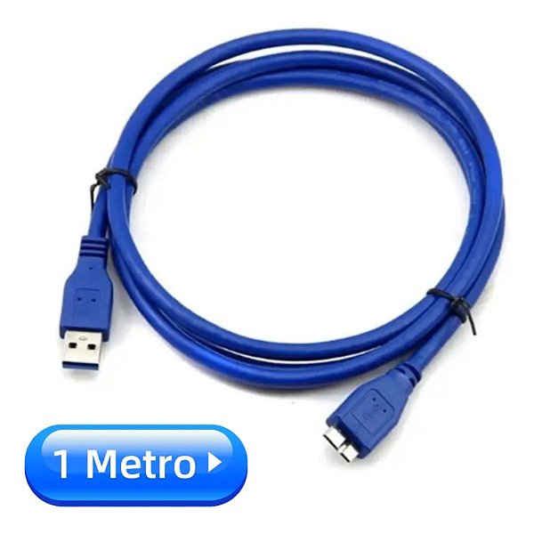 CABO USB 3.0 PARA HD EXTERNO 1M