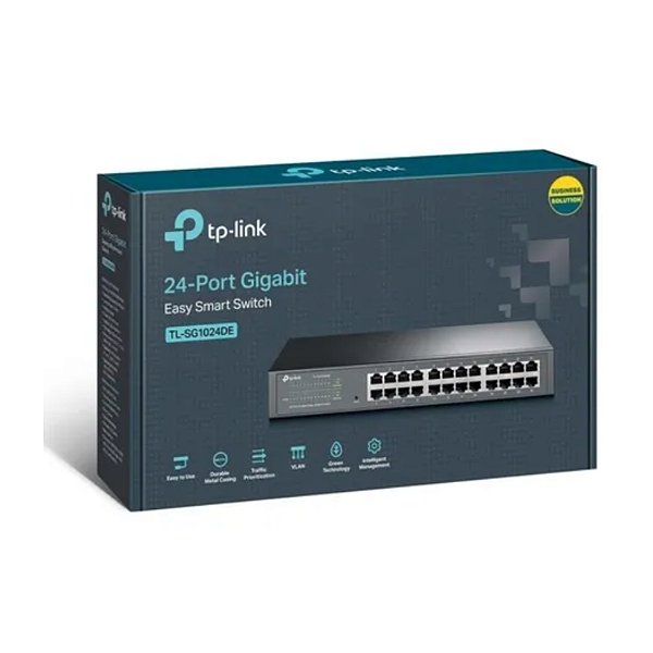 SWITCH TP-LINK 24PORTAS GIGABIT 10/100/1000 TL-SG1024DE