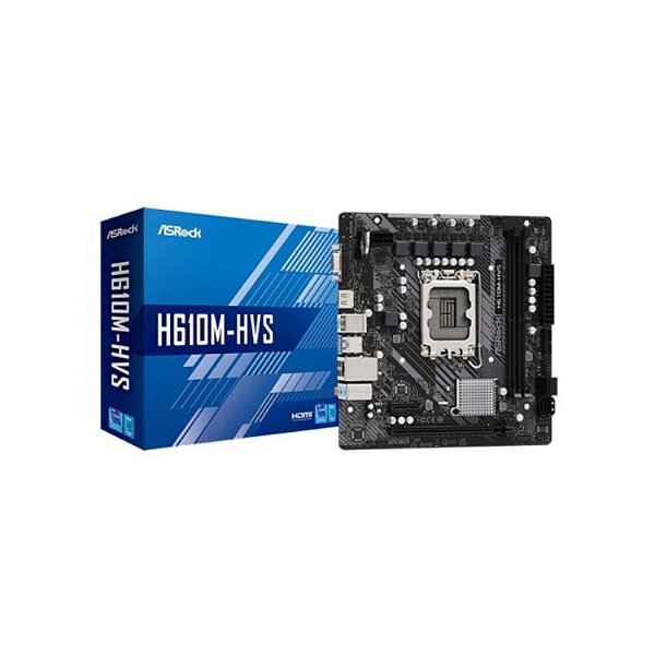 PLACA MÃE ASROCK H610M-HVS LGA 1700 DDR4 MATX