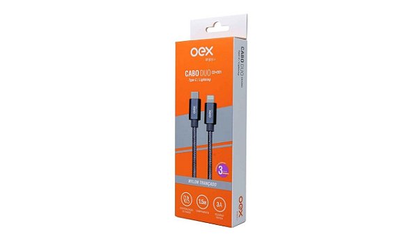 CABO TIPO C LIGHTNING IPHONE  1.5M OEX CE201