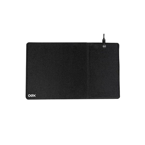 MOUSE PAD COM CARREGADOR WIRELESS FORCE OEX CW-104 PRETO