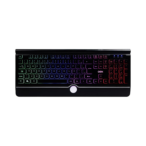 TECLADO USB OEX TC302 RAINBOW COLOR BACKLIGHT