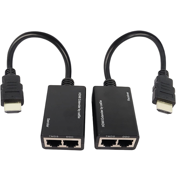 CABO EXTENSOR HDMI X RJ45 CAT5/6 ATE 30M LT-181