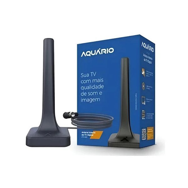 ANTENA DIGITAL INTERNA  DTV 200 HDTV CABO 2.5 METROS AQUARIO