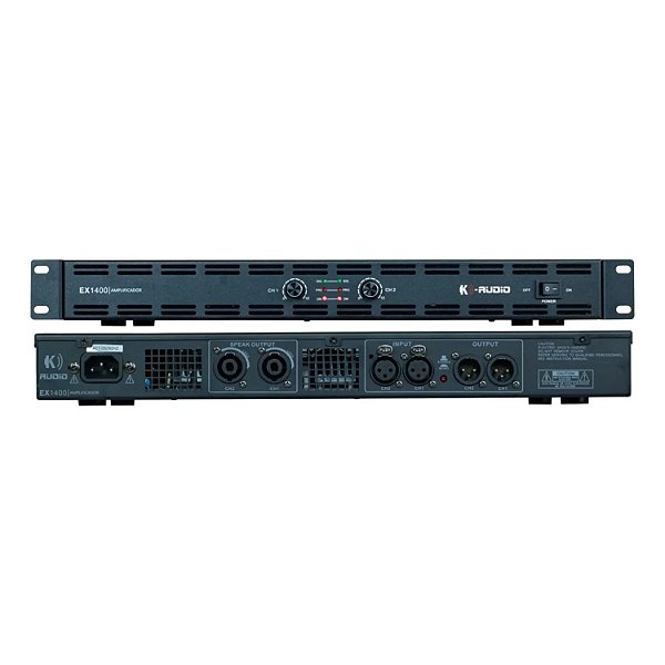 AMPLIFICADOR DE POTENCIA EX1400 110V K AUDIO KADOSH