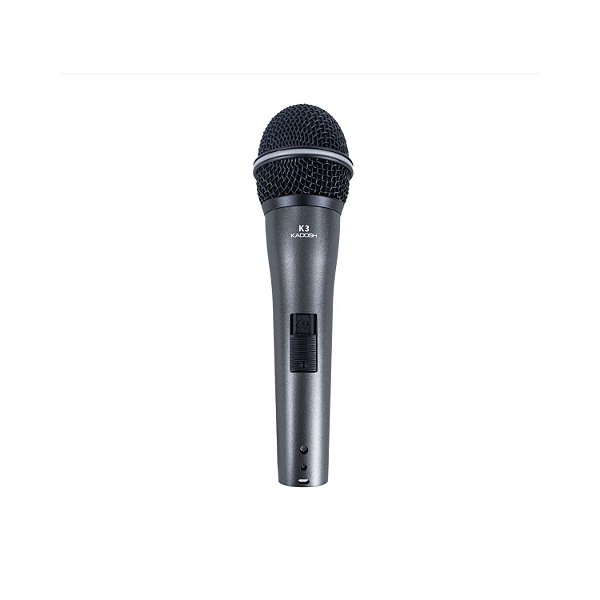 MICROFONE COM FIO KADOSH K3 COM 1 BASTÃO DE MÃO COM CACHIMBO