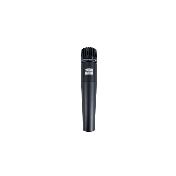 MICROFONE COM FIO KADOSH K57 PARA INSTRUMENTOS  COM 1 BASTÃO DE MÃO COM CACHIMBO
