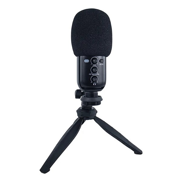 MICROFONE COM FIO PODCAST CONDENSADOR KADOSH KME3