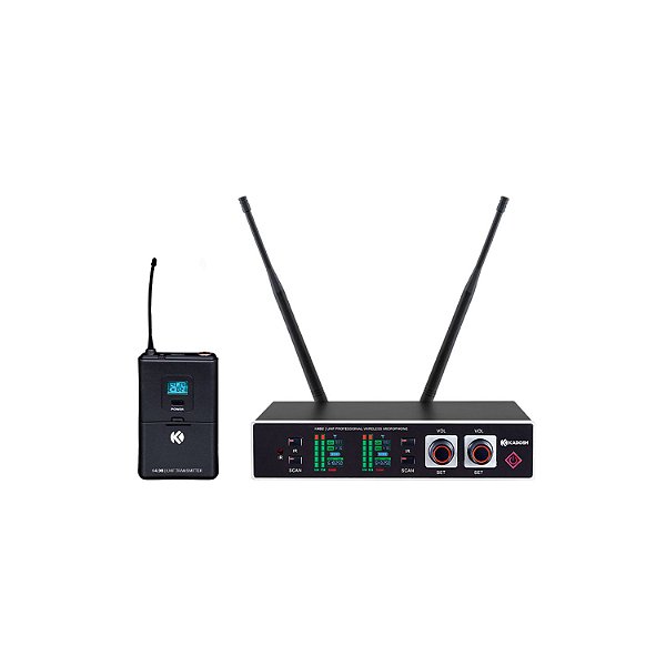 MICROFONE SEM FIO KADOSH K492H 2 HEADSET UHF