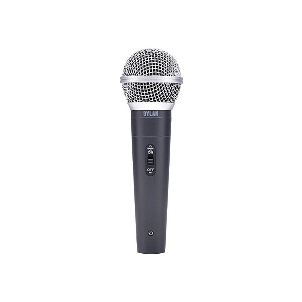 MICROFONE COM FIO DYLAN SMD-100 COM 1 BASTÃO DE MÃO