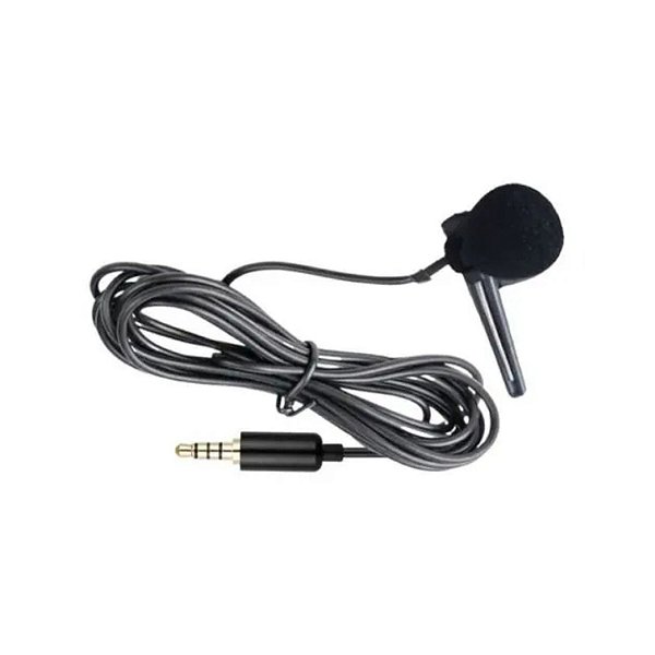 MICROFONE LAPELA P3 NEW LIVE PARA SMARTPHONE CABO 5 METROS