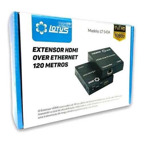 EXTENSOR HDMI RJ45 120 METROS  BIVOLT