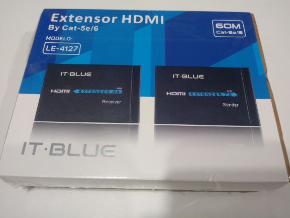 EXTENSOR HDMI RJ45 CAT5 / 6 60 METROS