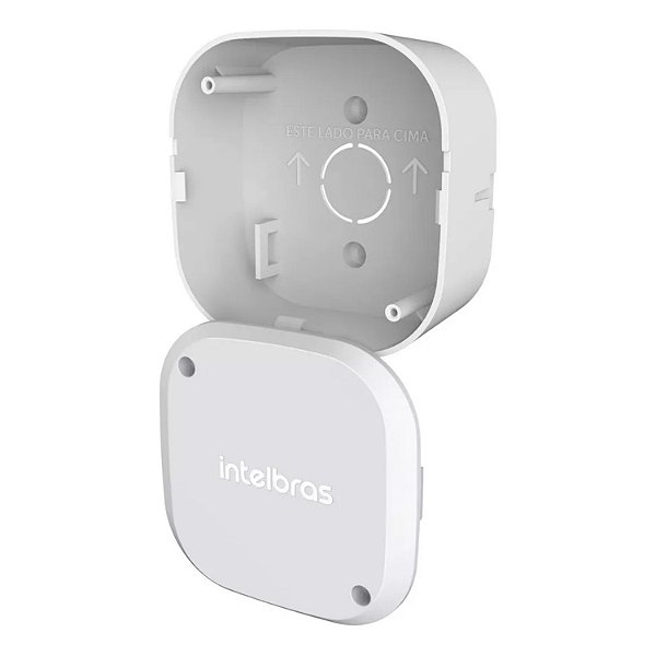 CAIXA  DE PROTEÇÃO/ PASSAGEM BRUM INTERNA PARA CAMERA INTELBRAS VBOX 1000 BRANCO