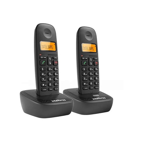 TELEFONE SEM FIO 2 BASES INTELBRAS TS 2512