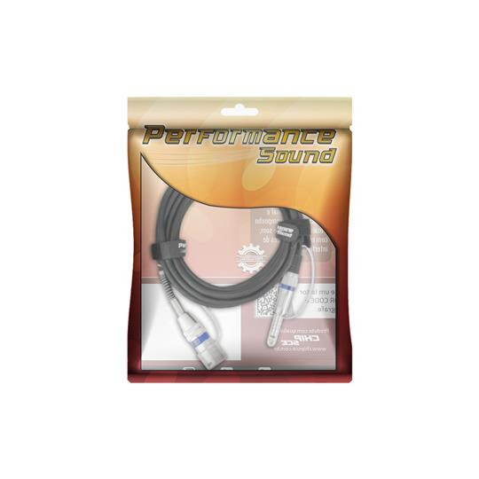 CABO MICROFONE XLR P10 3M CHIP SCE 018-8012