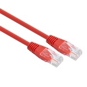 CABO DE REDE CAT5 02 METROS PATCH CORD  VERMELHO  CHIP SCE  018-1072