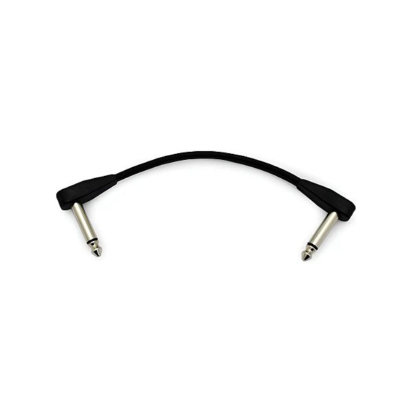 CABO SANTO ANGELO PEDAL P10 MACHO X P10 MACHO 90 GRAUS FLATCONN 25CM