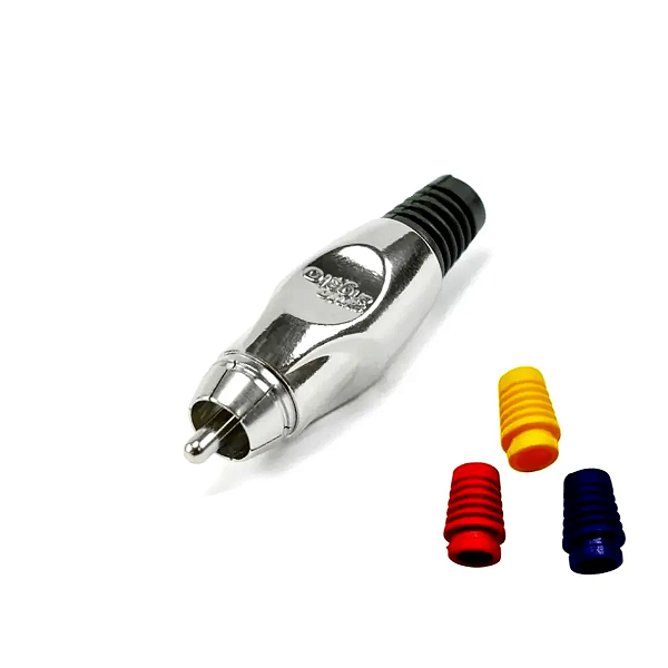 PLUG CONECTOR SANTO ANGELO RCA MACHO METAL PLG RCAN