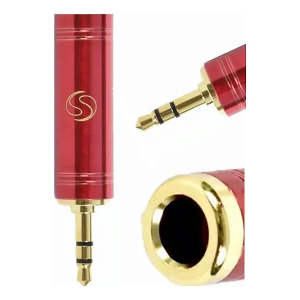 ADAPTADOR SANTO ANGELO P10 FEMEA PARA P2 MACHO ESTÉREO