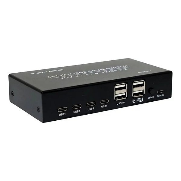 SWITCH KVM 4 PORTAS HDMI USB TOMATE MKV-114