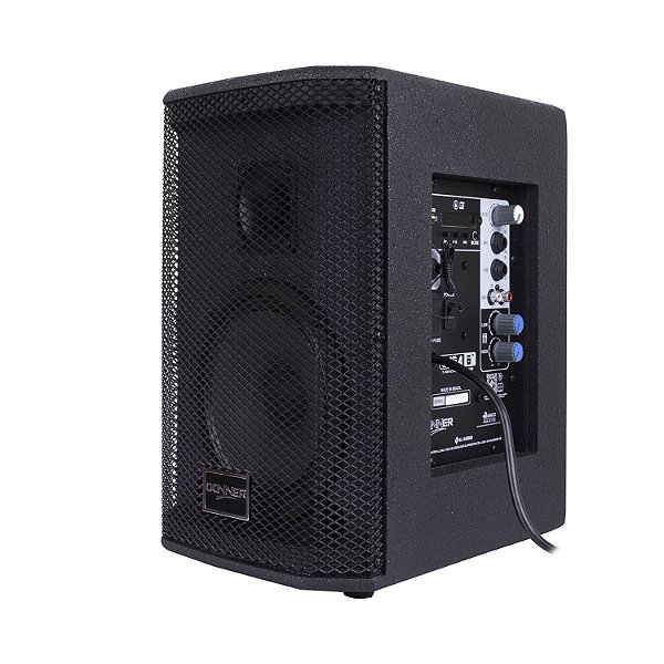 CAIXA SOM AMPLIFICADA ATIVA DONNER 100W BLUETOOTH/USB/SD/FM SAGA 6 LL AUDIO
