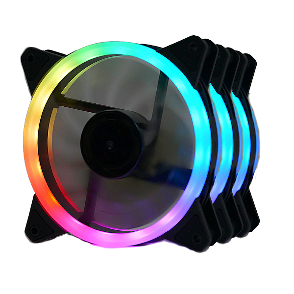 KIT FAN C/ 3 REDRAGON GC-F011 RGB 120MM C/ CONTROLADORA