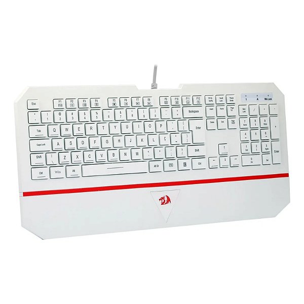 TECLADO USB GAMER REDRAGON K502W KARURA2 BRANCO RGB