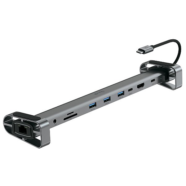HUB USB-C STAND  SUPORTE P/ NOTEBOOK C/ ADAPTADOR USB-C 10 EM 1 IWILL 2095