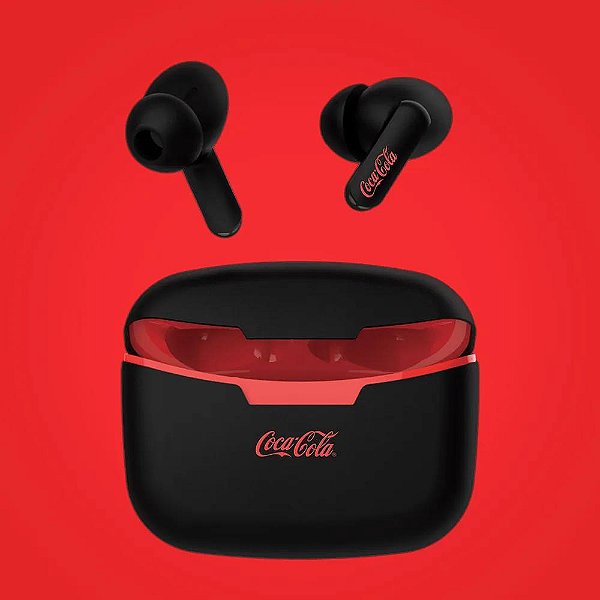 FONE DE OUVIDO SEM FIO TWS COCA-COLA FLOW PRETO IWILL 2097