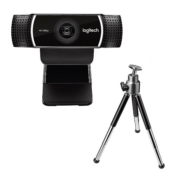 WEBCAM LOGITECH 1080P FULL HD C922 WEBCAM PRO COM TRIPE