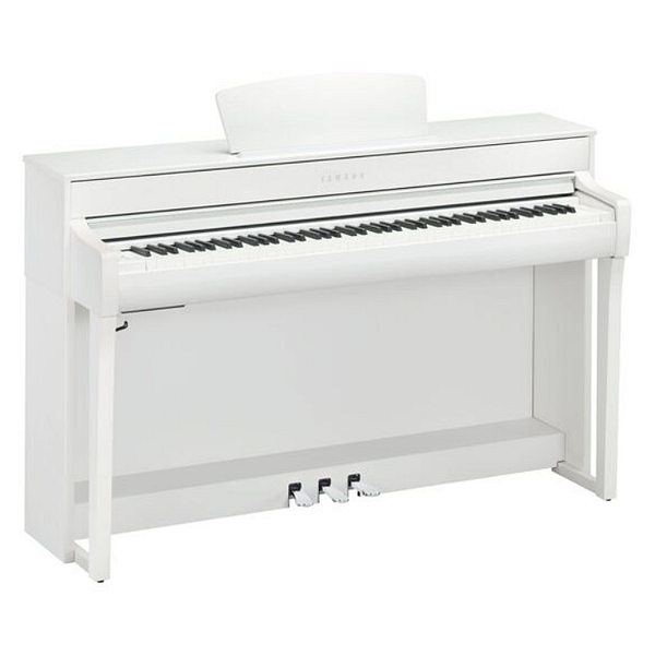 PIANO DIGITAL YAMAHA CLAVINOVA CLP-725 COM MÓVEL BRANCO