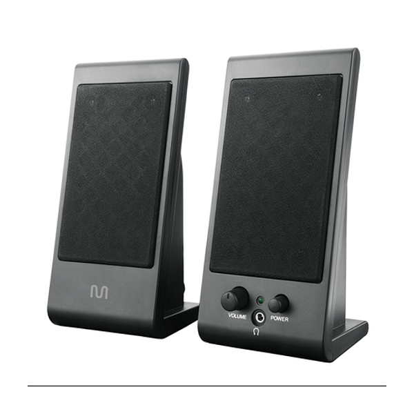 CAIXA DE SOM 3W USB P2 CONTROLE DE VOLUME MULTILASER SP009