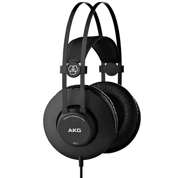 FONE DE OUVIDO HEADSET AKG OVER EAR AKG K52 PROFISSIONAL CONEXAO P2 E P10