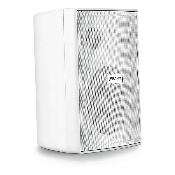 PAR  DE CAIXA SOM AMBIENTE  FRAHM PS 200 NEW 30W BRANCO