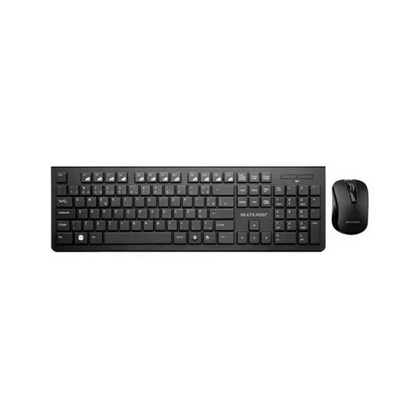 KIT TECLADO E MOUSE USB SEM FIO MULTILASER TC212