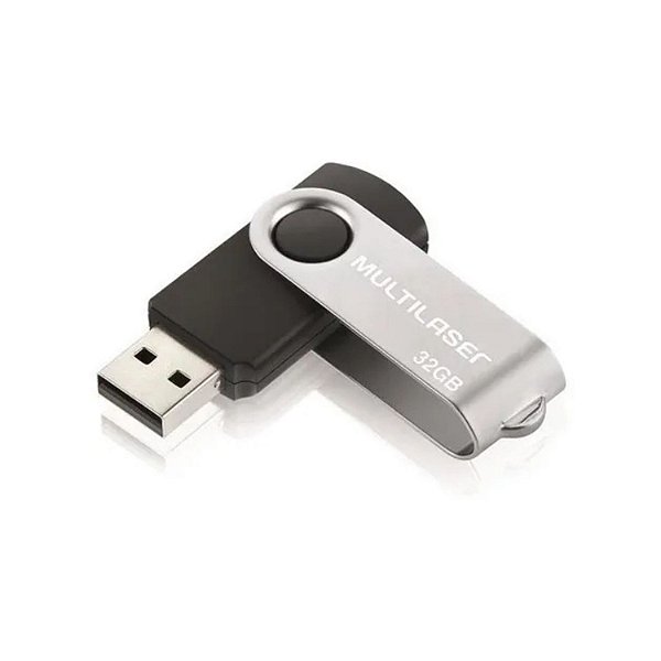 PEN DRIVE 32GB MULTILASER TWIST USB 2.0 FLASH DRIVE PD589