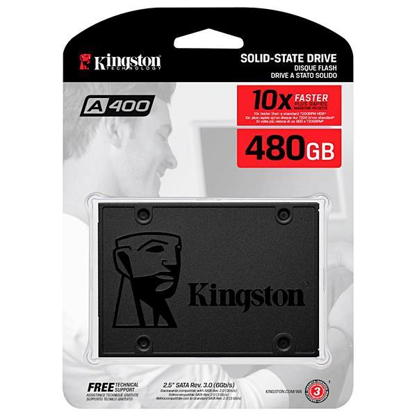 SSD SATA 480GB KINGSTON A400 2.5"