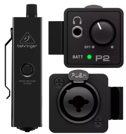 AMPLIFICADOR DE FONE 1 CANAL ESTEREO/MONO BEHRINGER POWERPLAY P2