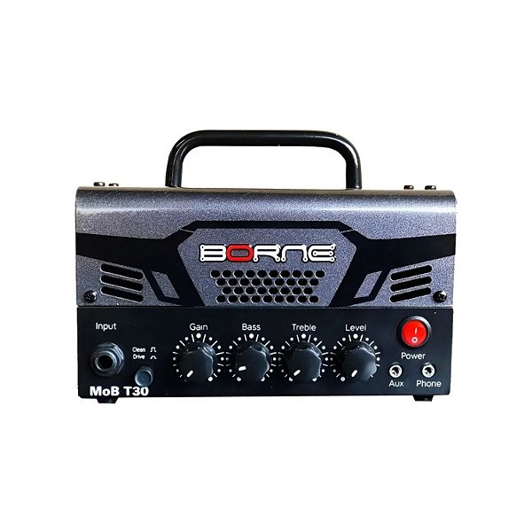 MINI AMPLIFICADOR BORNE CABECOTE  VERSATIL GUITARRA MOB T30 30W CHUMBO