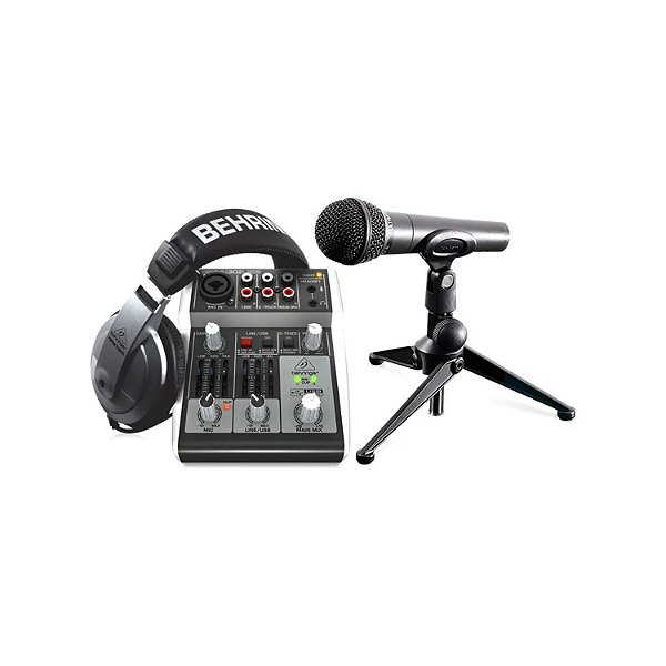 PODCAST STUDIO - KIT STUDIO BEHRINGER NRS