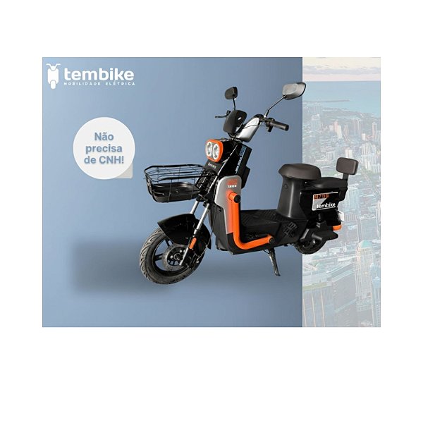 SCOOTER ELETRICA N700 1000W TEMBIKE 50KM DE AUTONOMIA