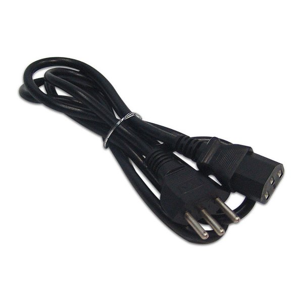 CABO DE FORÇA COMPUTADOR  CPU 1.5 METROS PRETO 10A