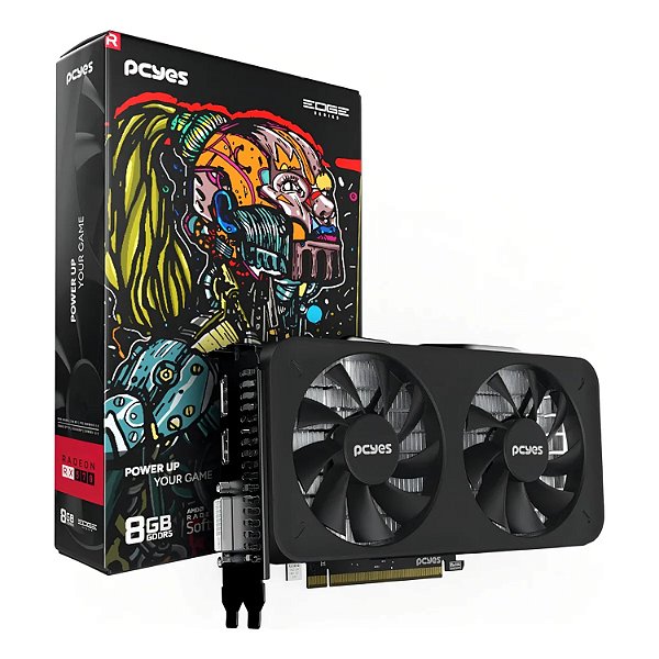 PLACA DE VIDEO PCYES AMD RADEON RX 570 8GB 256BITS GDDR5 PVEX5708GB2F