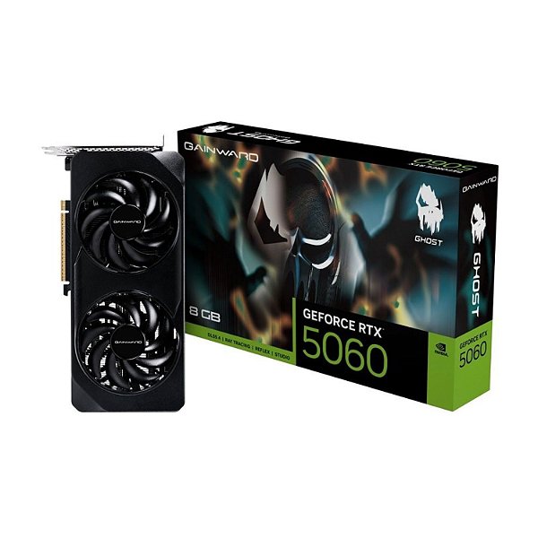 PLACA DE VIDEO RTX 5060 GAINWARD GHOST 8GB GDDR7 128BITS